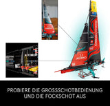 LEGO Technic Emirates Team Nya Zeeland AC75 Racing Yacht Vuxen Segelbåt Byggsats Gåva för män och kvinnor Kreativ och avkopplande aktivitet 42174 Byggset Besuche den LEGO-Store