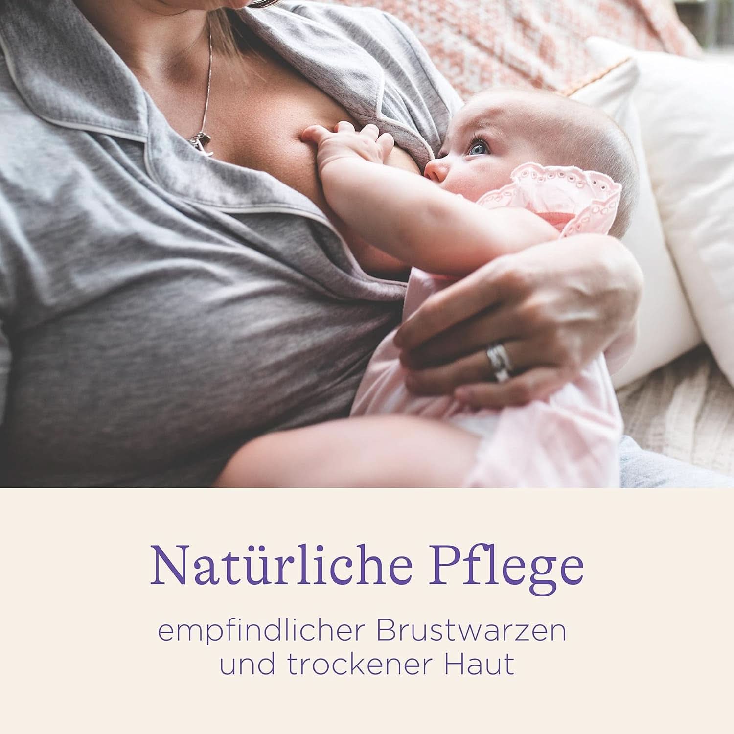 Lansinoh BIO Brustwarzensalbe, 60 Ml - Natürliche Pflege Empfindlicher Brustwarzen Und Trockener Haut - Klimaneutral Tillbehör Mat och amning Baby Naty Shop