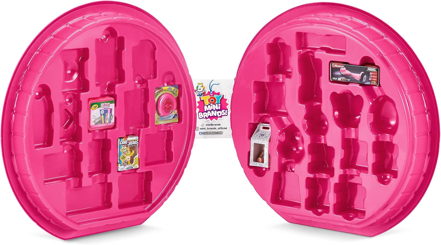 5 Surprise Toy Mini Brands Series 2 Collection Folder och 3 Surprise-kapslar från ZURU Actionfigurer Naty Shop