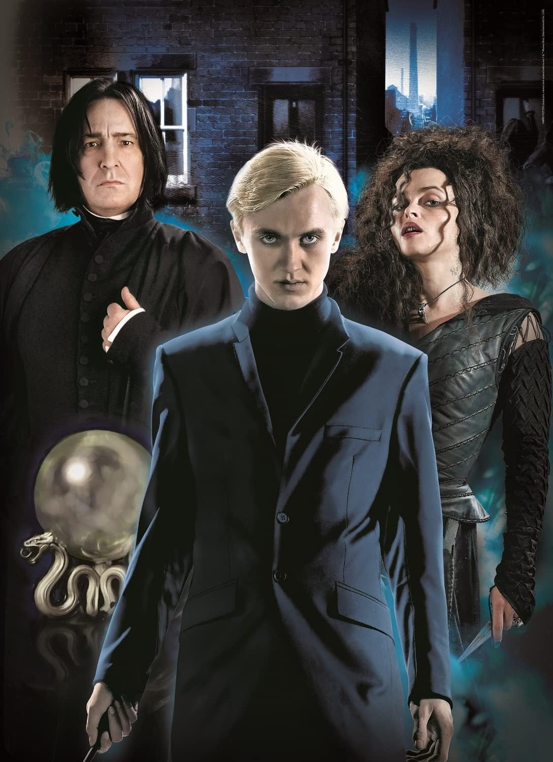 Clementoni 61884 Harry Potter - 3 x 1000 pusselbitar från 9 år, färgglatt pussel för vuxna med djärva färger, skicklighetsspel för hela familjen, bra presentidépussel Naty Shop