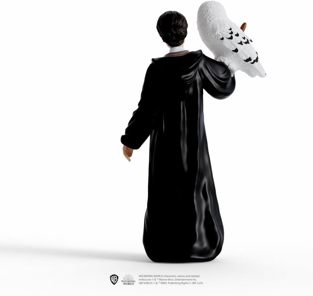 Schleich 42633 Harry Potter & Hedwig, Från 6 år, HARRY POTTER - Statyett, 4 X 2,5 X 10 cm, Flerfärgad/Ocean Tides Actionfigurer Naty Shop