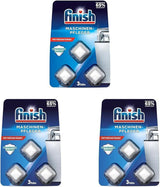 Finish Machine Cleaner Tabs - Diskmaskinsflikar mot smuts och fett inuti diskmaskinen 3 flikar Naty Shop 3 set med 3 flikar