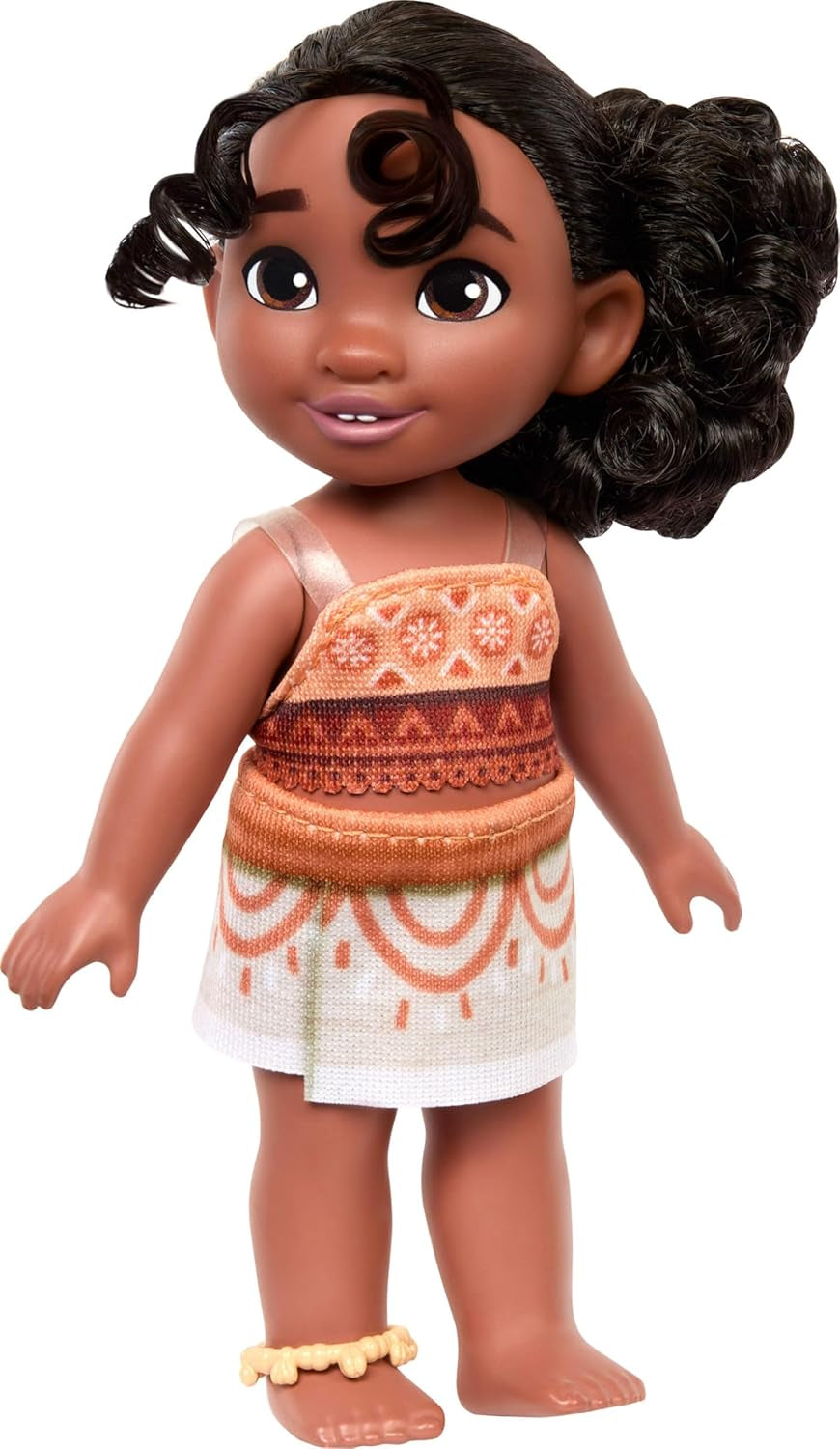 Mattel Disney Moana JBT41 Simea modedocka med fotledstillbehör 5 ledade leder och avtagbar outfit Filminspirerad leksak JBT41