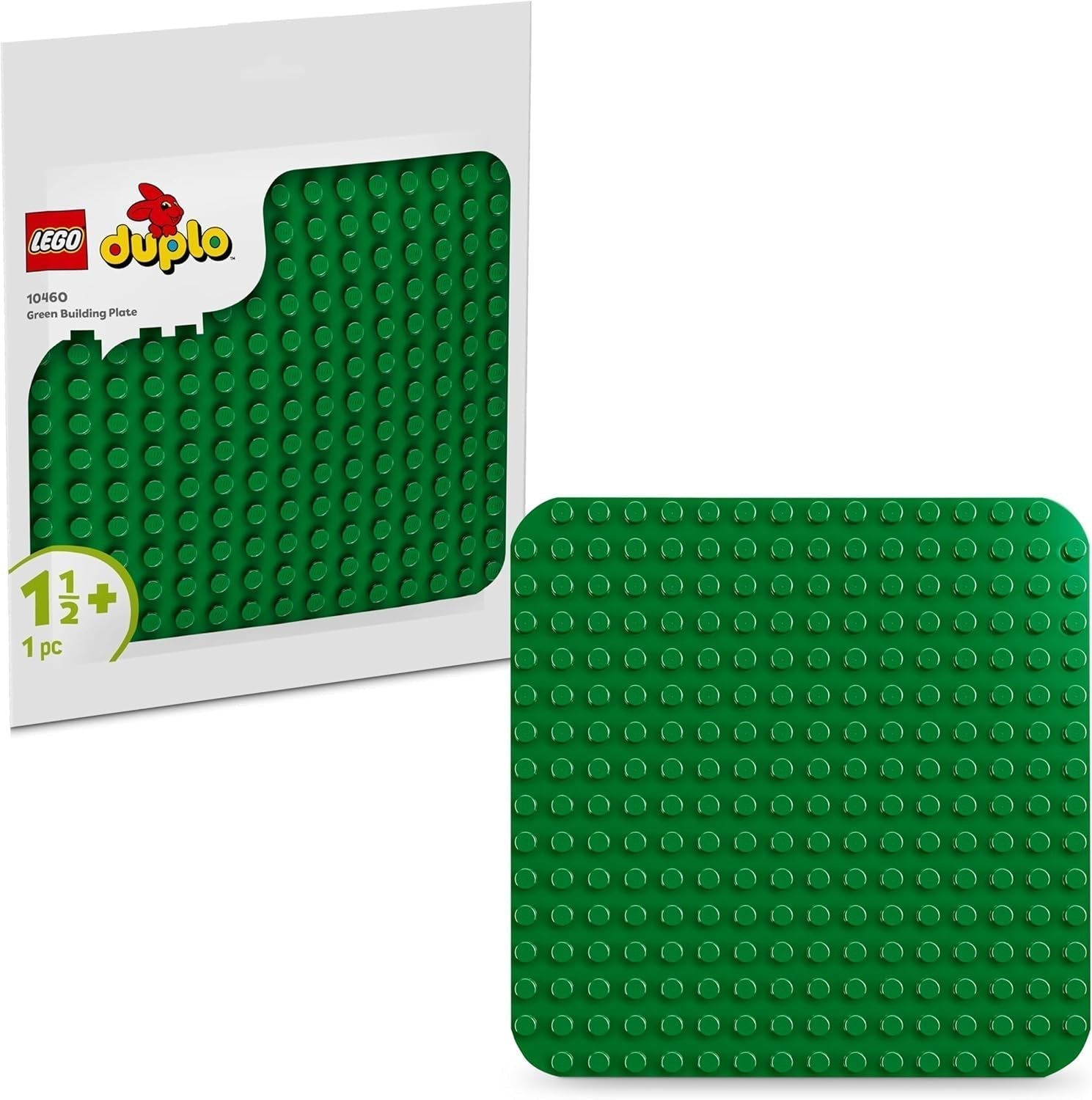 LEGO DUPLO byggskiva i grönt, Byggleksak för småbarn från 18 månader, För att visa modeller, Låter förskolebarn bygga kreativt och leka fantasifullt, Pedagogisk leksak 10460 Byggset Besuche den LEGO-Store Standardtitel