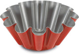 52022HGNA Rossana 2.0, puddingform 22 cm, stål med non-stick beläggning, färg röd/grå, rostfritt stål Bakformar och plåtar Naty Shop