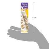 Günthart Backdecor 25 g Socker med bokstäver GULD För alla desserter i gyllene färg Tillverkad av socker för vackra bokstäver och motiv, 1 förpackning (25 g)