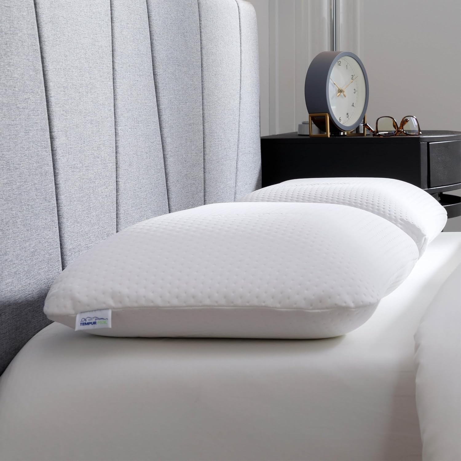 TEMPUR-PEDIC Symphony Kudde Tillverkad av memory foam, Lyxig, Mjuk, Standard, Vita Standardkuddar Naty Shop 2018