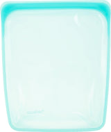 Stasher Bag Premium Silikon Återanvändbar Matpåse Halv Gallon Blå Hållbar Ugn Diskmaskin Frys Säker Miljövänlig Lunchpåse Matförberedelser 1893ml Matförvaringslådor Naty Shop Aqua