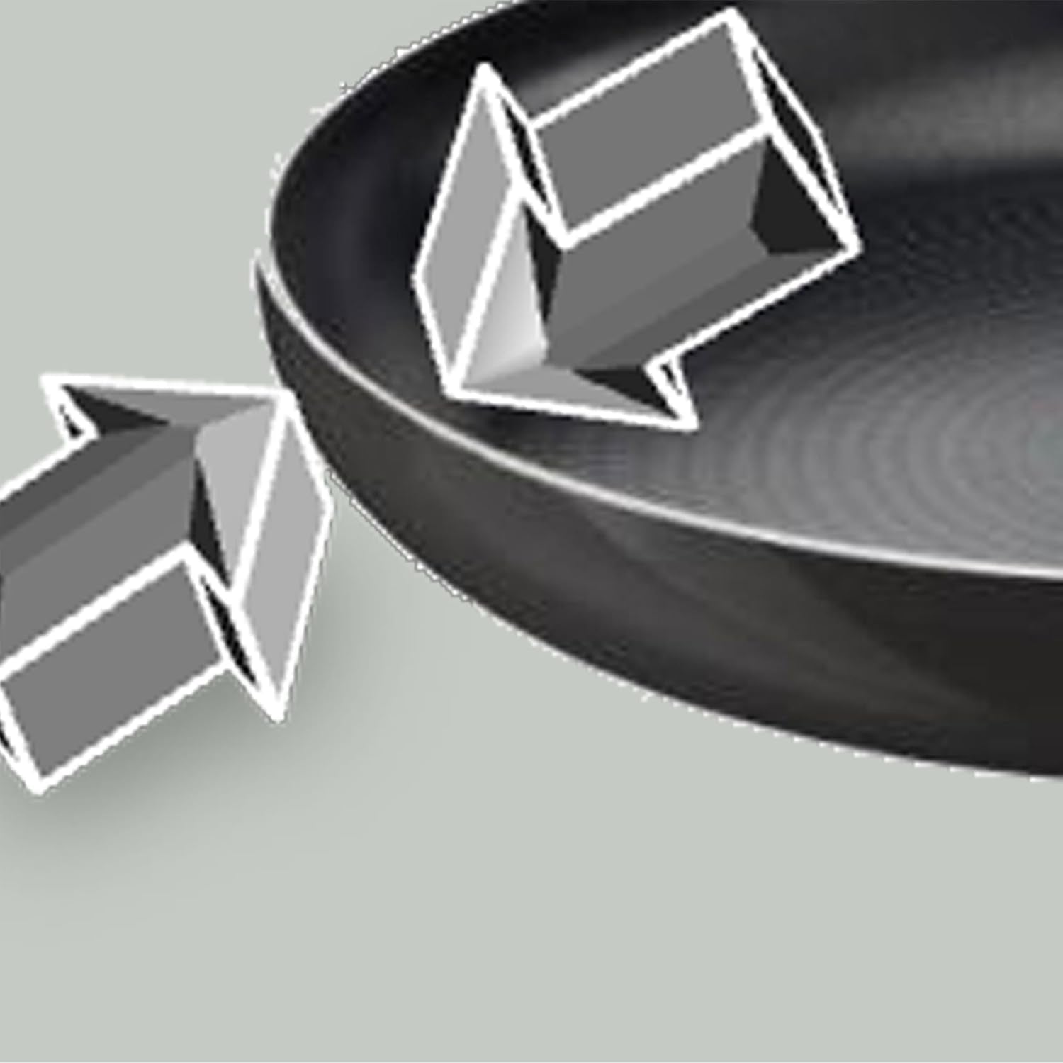 Tefal D52606 Resist, non-stick beläggning i titan Grytor och stekpannor Naty Shop