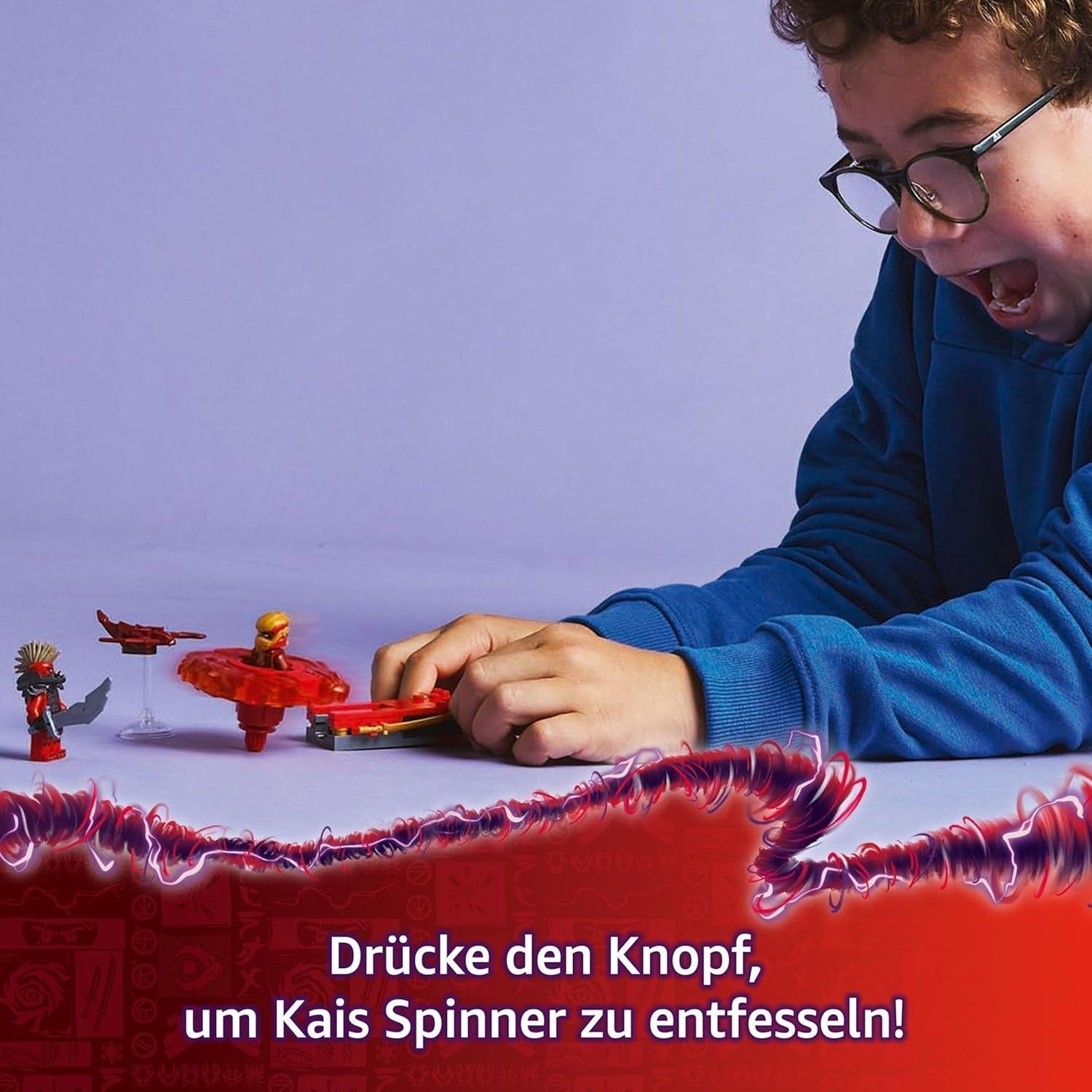 LEGO NINJAGO Kai's Dragon Spinjitzu Spinner - Action Ninja-leksak med 2 minifigurer - Litet lekset för barn - Presentidé för pojkar och flickor från 6 år och uppåt 71823 Byggset Besuche den LEGO-Store
