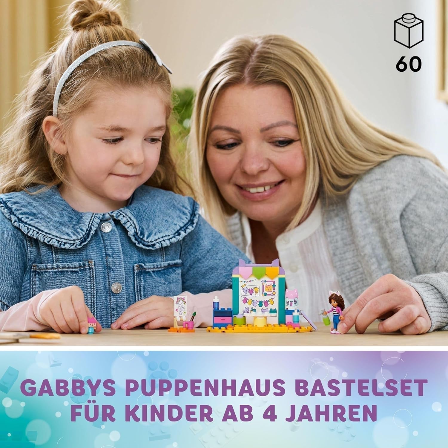 LEGO 4+ Gabbys dockskåp Hantverksnöje med babylåda, rollspelsset, skapande konst och hantverksset för flickor och pojkar 4 år gamla, modell leksakshus 10795 Byggset Beuche den LEGO-Store