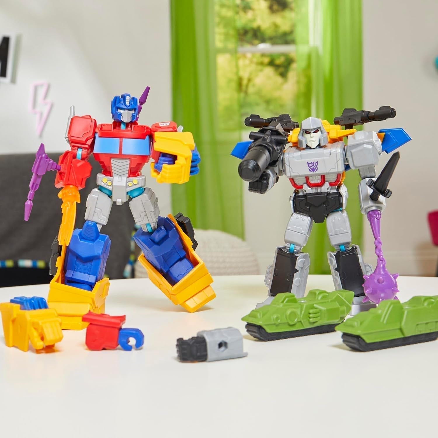 Transformers Mixmashers Optimus Prime Anpassningsbar Deluxe Actionfigurer & Tillbehör Actionfigurer Naty Shop