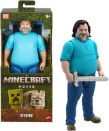 Mattel Minecraft Story Set med 4 Actionfigurer och 3 Accessories Encounters In The Overworld Set Minecraft Movie Inspirerad Samlarleksak JFR70 Actionfigurer Naty Shop Steve