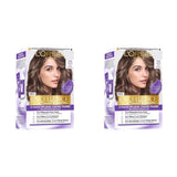 L'Oréal Paris Permanent hårfärgning med ultracoolt färgresultat, 100 % täckning av grått hår, satt med färg, schampo och vårdkräm, Excellence Cool Creme, nr. 7.11 Ultra Cool Medium Blond (Blond) Naty Shop Hair Dye Standardtitel