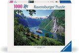 Ravensburger Pussel 12000475 - Norska Fjorden - 1000 bitars pussel för vuxna och barn från 14 år, norskt landskapspussel Pussel Naty Shop Ny design