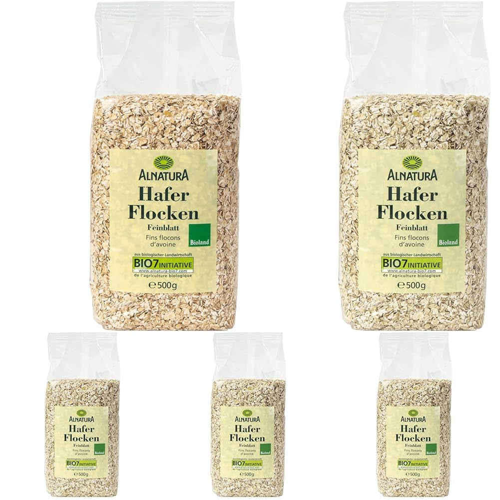 Ekologisk havregryn, små flingor, 500g (1 förpackning)