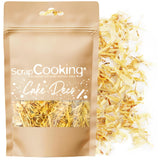 ScrapCooking - Torkade ringblommor 3,5 g - Ätliga blommor - Matdekorationer för bakning - För efterrätter, kakor, tårtor, muffins - Jul, vår, födelsedag - Gyllene gul - 7471