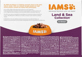 IAMS Delights Land & Sea Collection Wet Cat Food - Kött- och fisksortiment Multipack i sås, våtfoder för katter 1 år och äldre, 12 x 85g