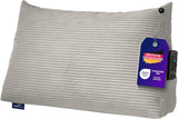 Traumnacht Cosy Ryggkudde, läskudde, 70 x 40 cm beige, avtagbart och tvättbart överdrag av 100 % polyester, praktisk sidficka, Oeko-Tex certifierad, tillverkad enligt tyska kvalitetsstandarder