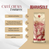 Caffè Crema 1kg – Traditionell Röstung i Sizilien über Holzfeuer In Handarbeit – Premium Kaffeebohnen für Vollaautomat und Siebträger