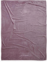 TOM TAILOR Wellsoft Filt, 150X200 Cm, 100% Polyester/ Wellsoft, broderad med logotyp, WELLSOFT BLANKET Orange (Warm Coral) Filtar och täcken Naty Shop Violet 150X200 Cm