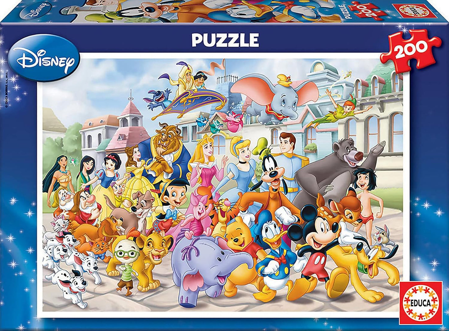 Educa - Pussel 200 bitar | Disney Parade, 200-bitars pussel för barn från 6 år, Disney World (13289) Pussel Naty Shop Standardtitel