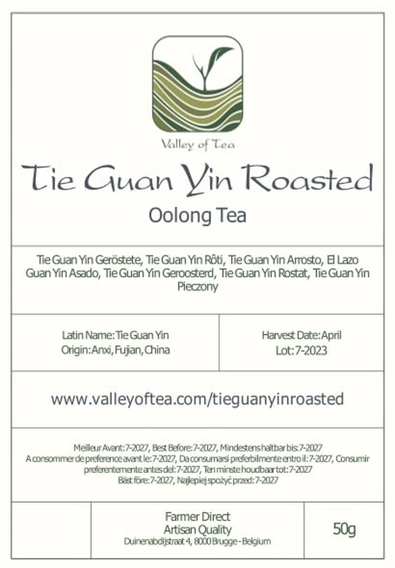 Tie Guan Yin Oolong Tea - Rostat blått te Ti Kuan Yin Kina - kinesiskt Wu Long Tea Tieguanyin - Blått te Olongh Tea Olongo Tea