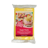 Gul sockerpasta Funcakes, 250 g