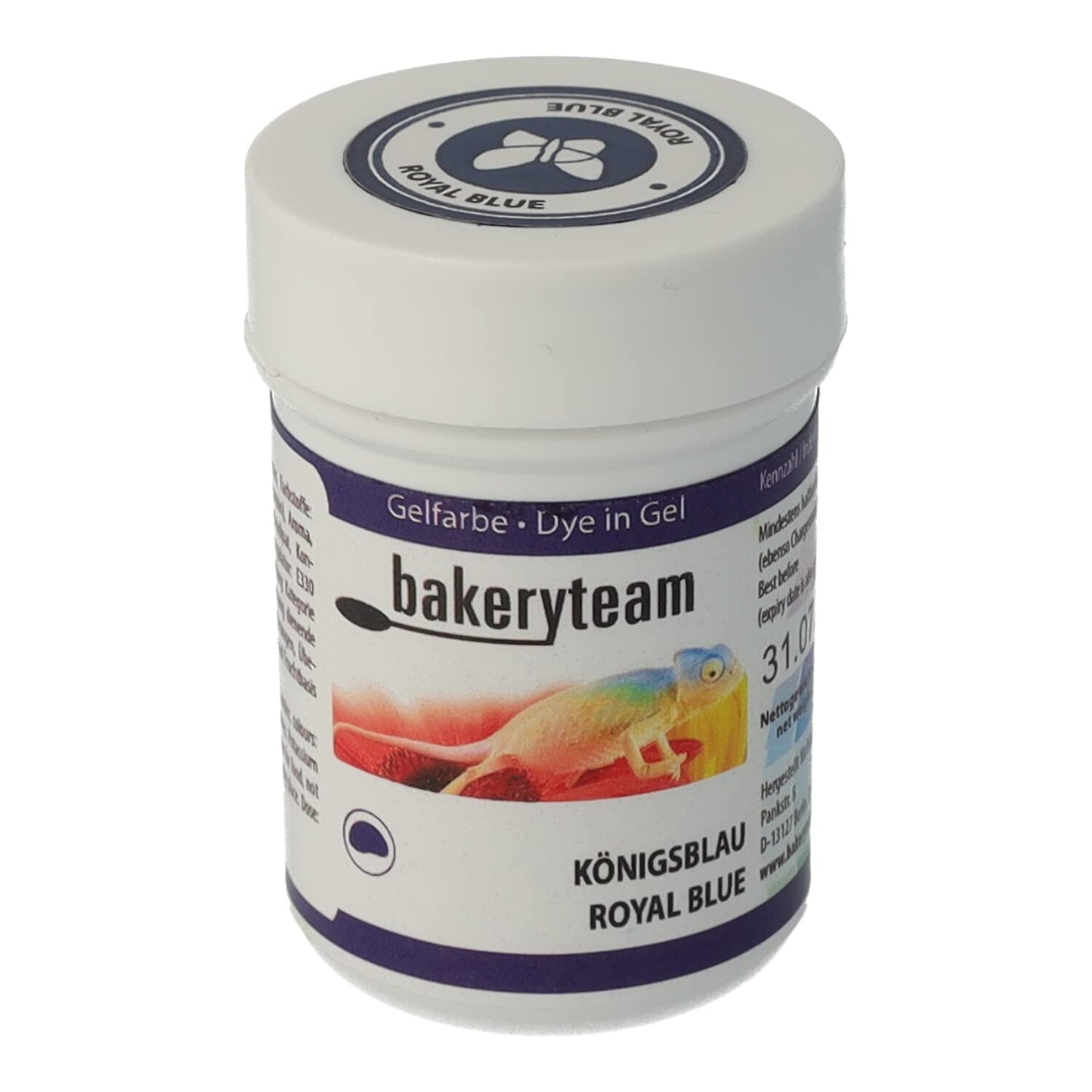 Bakeryteam matfärgningsgel för glasyr, ljusgul, 35 g