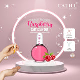 LALILL Nagelbandsolja 75Ml - Himbeere Nagelpflegeöl - Nagelöl Pflege Für Nägel Nagelhaut - SPA Maniküre Nageldesign Hände - Vegansk - Med pipett