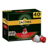 Kaffeekapseln Lungo Classico (nur für kurze Zeit) Megapack XXL & Kaffeekapseln Krönung Crema, 200 Nespresso-kompatibla Kapseln, 10er Pack, 10 x 20 Getränke, 1040 g