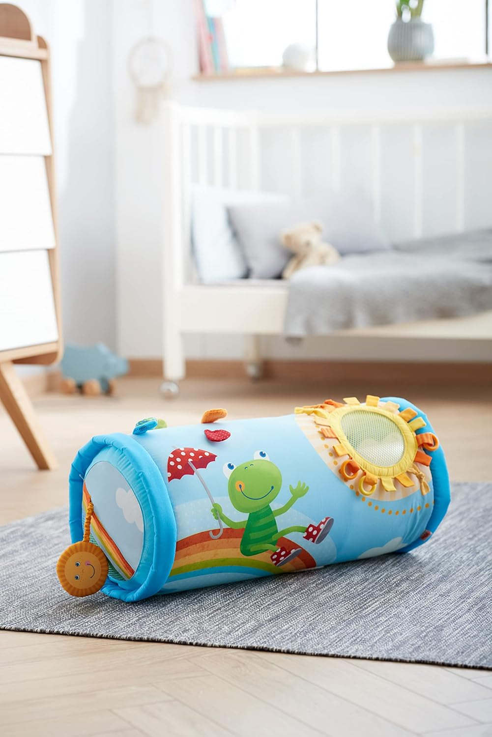Leksak för små barn HABA krypande rulle regnbågsvärlden Leksaker Bebe Naty Shop