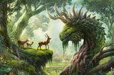 Ravensburger Puzzle 12000808 - Skogsdraken vaknar - 3000 bitars pussel för vuxna 14+ Pussel Naty Shop Standardtitel