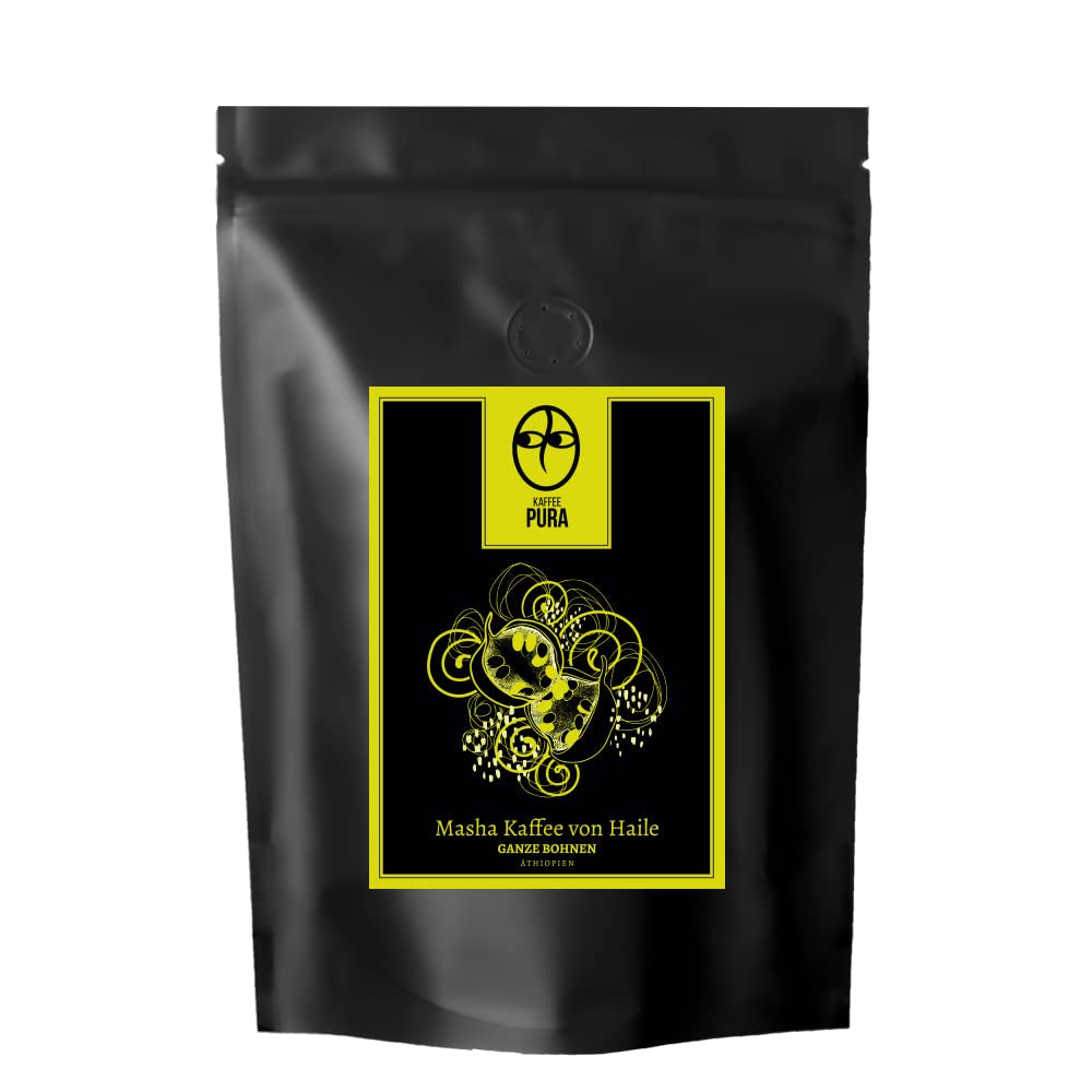 Masha kaffe från Haile-bio, hela kaffebönor 500g