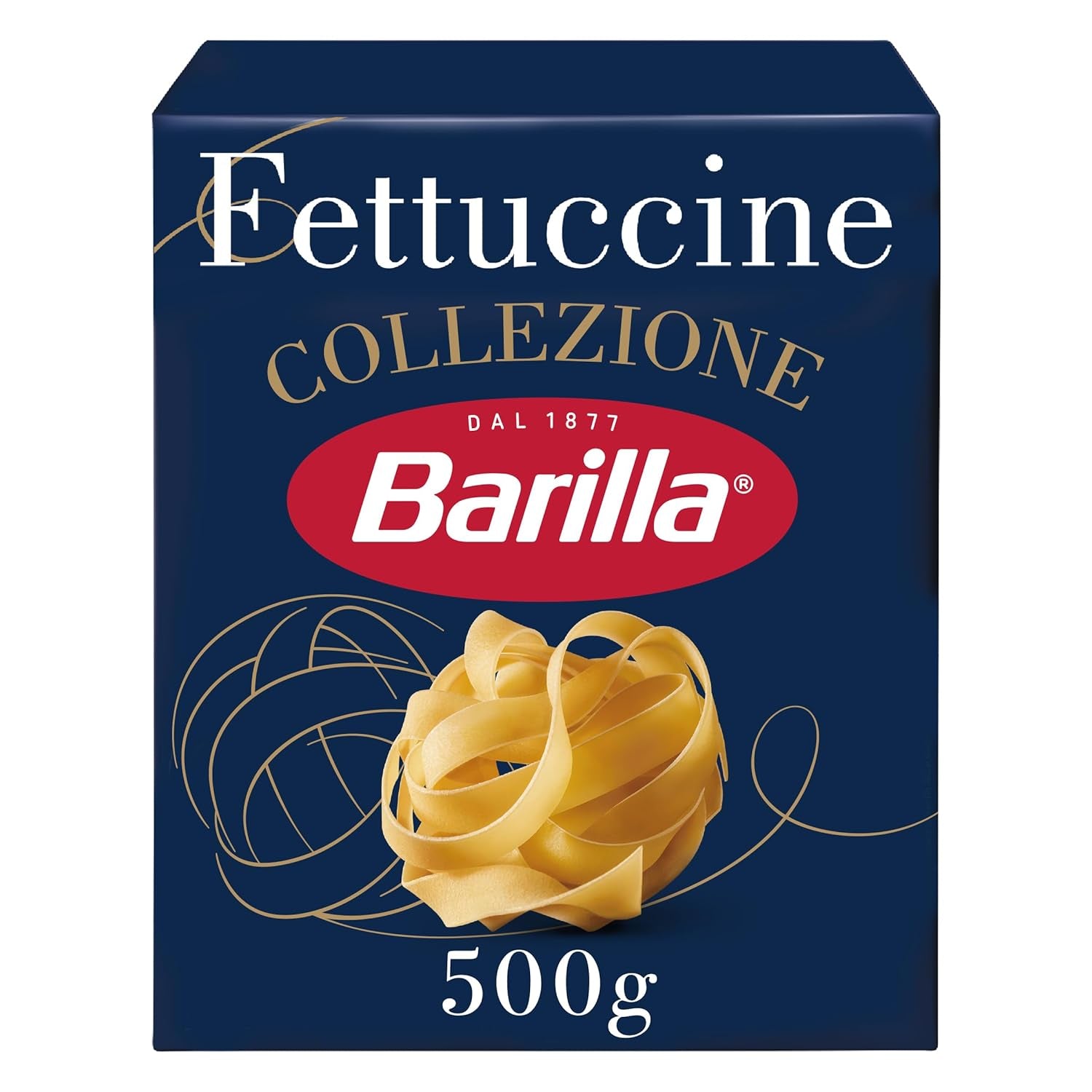 Pasta Barilla Collezione Fettuccine, (1 x 500 g) (förpackning med 3)