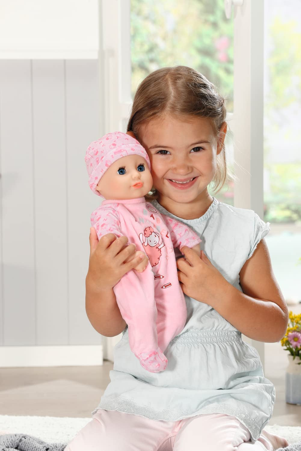 Annabell Little Annabell mjuk docka 36cm, med tygkropp och sömniga ögon, 36cm, 709870 Zapf Creation