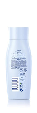 NIVEA Volume Wonder Strengthening schampo, volymgivande schampo, 50 ml dusch och bad Naty Shop