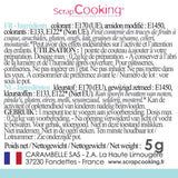 Scrapcooking, pulvermatfärg, pastellblått, 5 gram Naty Shop