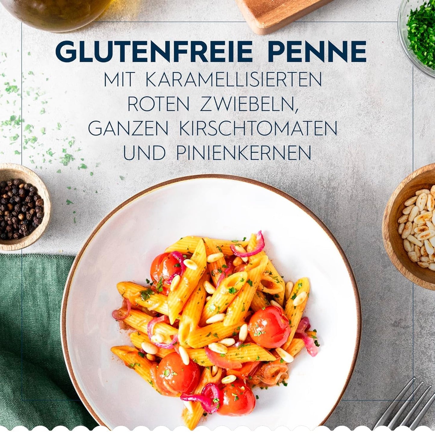 Barilla Penne Rigate glutenfri pasta gjord av läcker majs och ris - perfekt för personer med celiaki eller glutenintolerans (14 x 400g)