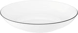 Seltmann Weiden servisset 001.737148 Lido - 6 mattallrikar + 6 bakgrundstallrikar - 12 delar - Black Line