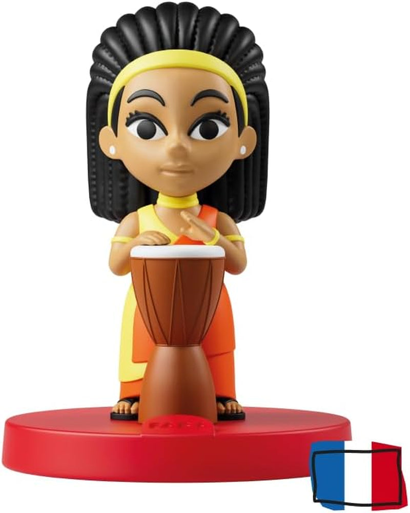 Ljudfigur - afrikansk musik: ljudkaraktär för berättare, inkl. 1x ljudfigur, bruksanvisning, lämplig för Little Kid, Kid, mått: 5x5x6,5 cm Jucarii Bebe Naty Shop Standardtitel
