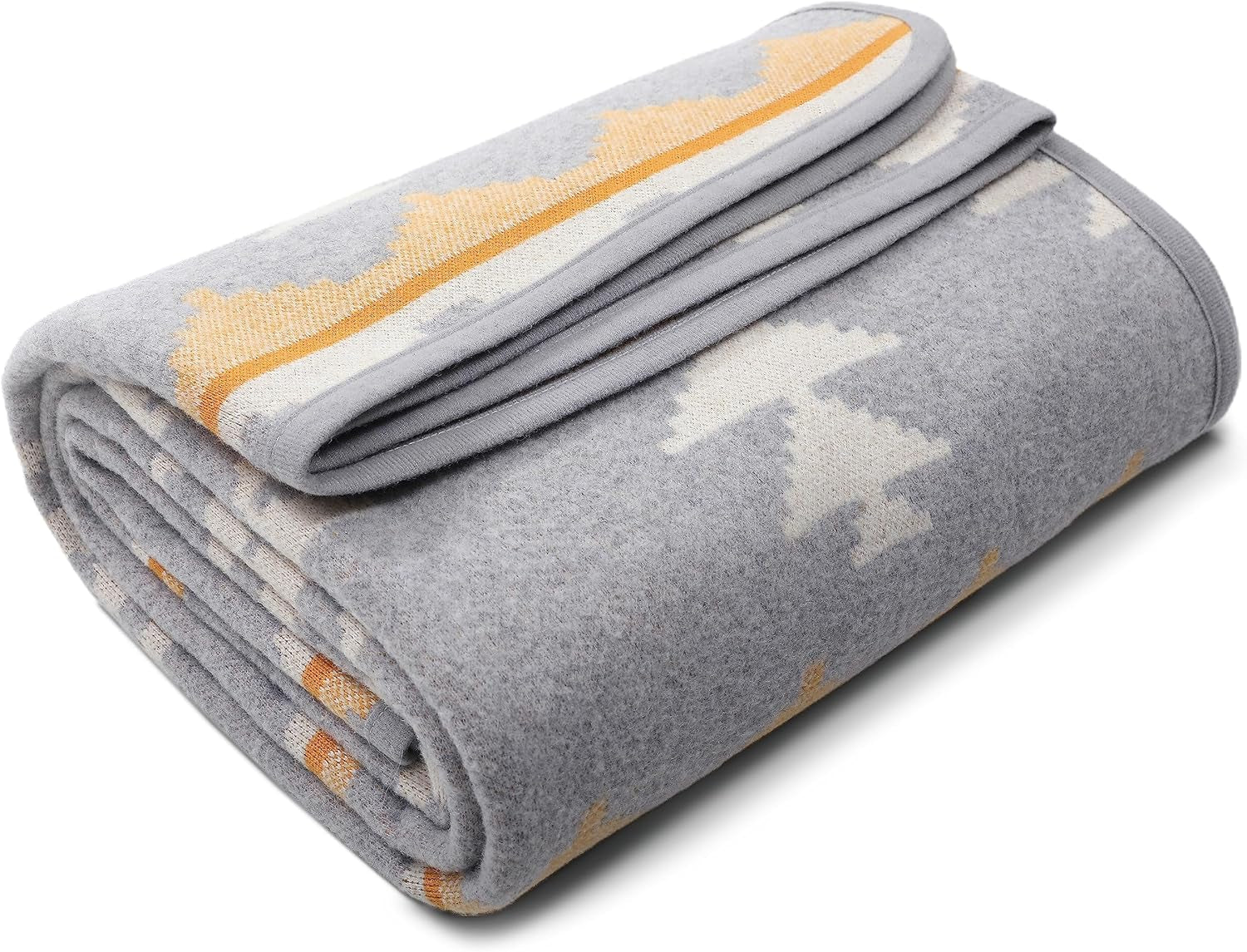 ACUSHLA 200,7X160 Cm, 1,7 kg, filt, yllefilt, varm resefilt, stickad filt, dekorativa filtar för soffa, stol, soffa, säng, vardagsrum, camping, lämplig för alla årstider Ww203 sängar och överdrag Beuche-Store den ACUS 6"