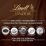 Lindor chokladbollar 70% extra mörk kakao | 137g påse | Ca. 10 bollar fin mörk choklad med fyllning som smälter i munnen | Gåva av choklad | Choklad present