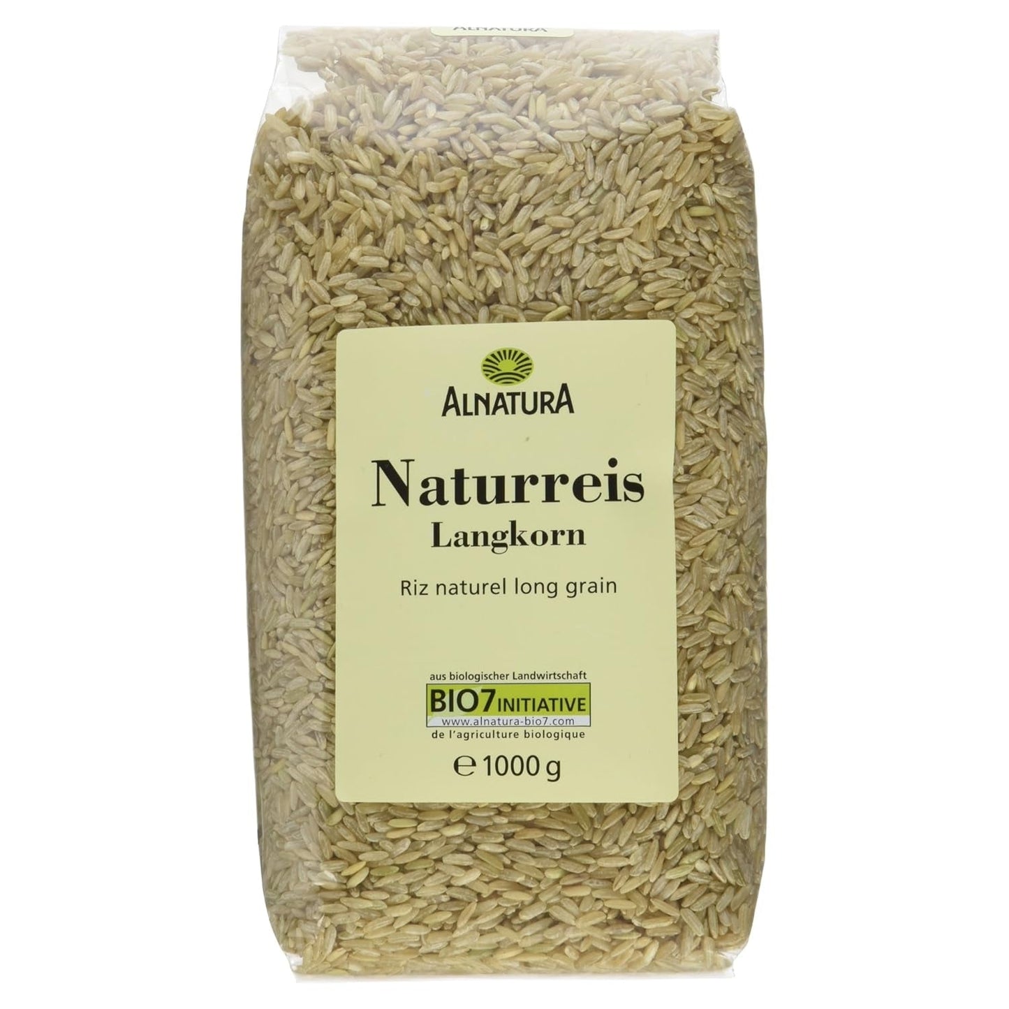 Ekologiskt långkornigt brunt ris paket med 6 (6 x 1 kg)