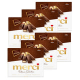 Finest Selection mörk choklad – 6 x 250 g – Raffinerade mörk chokladspecialiteter – Fyllda och ofyllda praliner