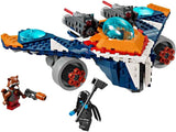 LEGO Marvel Rockets rymdskepp vs. Ronan byggbart rymdskeppset Guardians of the Galaxy Superhjältefigurleksakspresent för pojkar och flickor 8 år gamla 76278 Byggset Besuche den LEGO-Store