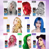 Hårsprayfärg - 30 ml tillfällig grön hårfärgsspray, naturlig hårfärgning tillfällig hårfärgsspray, tvättbar hårfärg för fest Cosplay Halloween (grön) Naty Shop hårfärgning