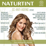 Natural Tint CC Cream. Ingen sköljmask. För torrt och skadat hår. Reparerar och återfuktar. 96% naturliga ingredienser. 200 ml Naty Shop hårmask