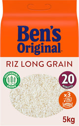 BEN'S ORIGINAL™ långkornigt ris, kokt i påse, 9 x 500 g, 20 minuter