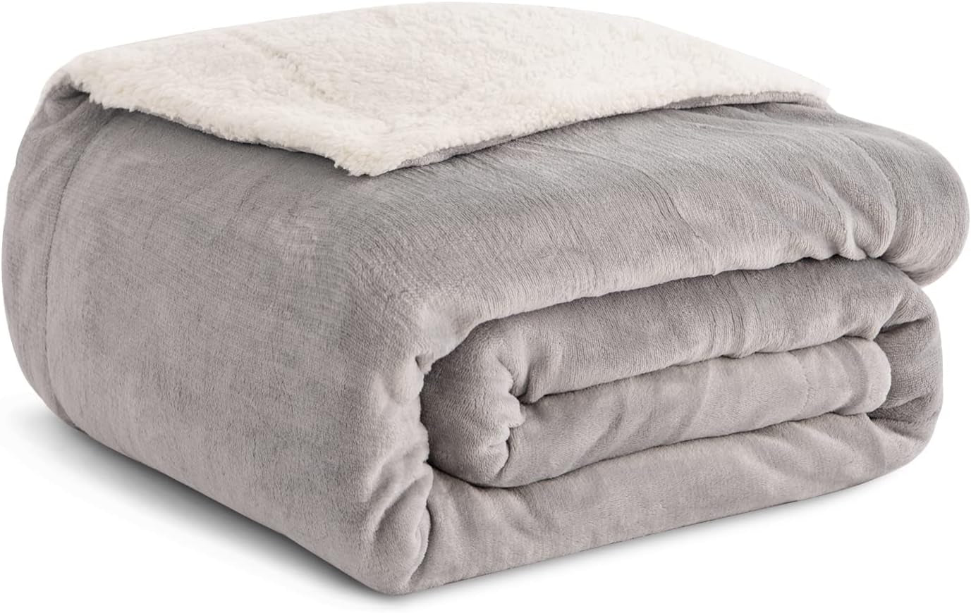 Kono Sherpa fleece filt, 150 X 200 Cm, Mjuk, Mysig, Fluffig, Vändbar, Mikrofiber, fasta filtar för säng, soffa, soffa (marinblå, dubbel/dubbel) Sängar och filtar Besuche den KONO-Store Grå Twin/Dubbel